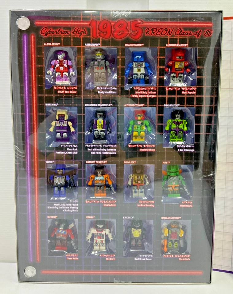 2015 HASBRO CYBERTRON KREON CLASS OF 1985 KRE-O TRANSFORMERS FIGURES MISB - Image 2 of 4