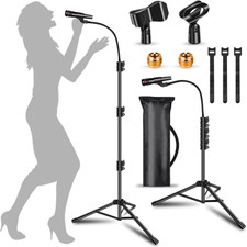 Mic Stand Boom Microphone Stands Floor Tripod...