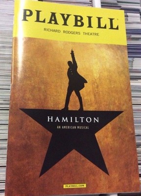 Rarest Hamilton Musical Nyc Playbill July 2016 Original Cast