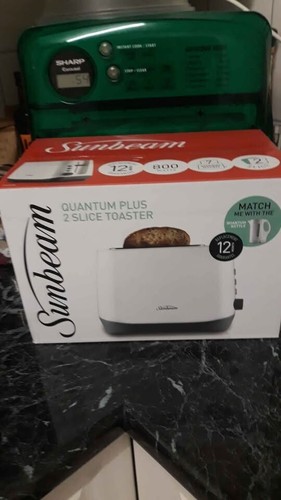 Sunbeam Rise Up 2 Slice Toaster White. TA2320. 5 Star review. - Picture 2 of 6