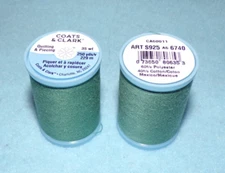 Coats and Clark quilting & Piecing Thread, 250 yds Juniper (6740)