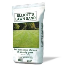 Lawn Sand 3-0-0+7Fe Top Dressing + IRON FOR MOSS CONTROL - covers 367m² 25kg