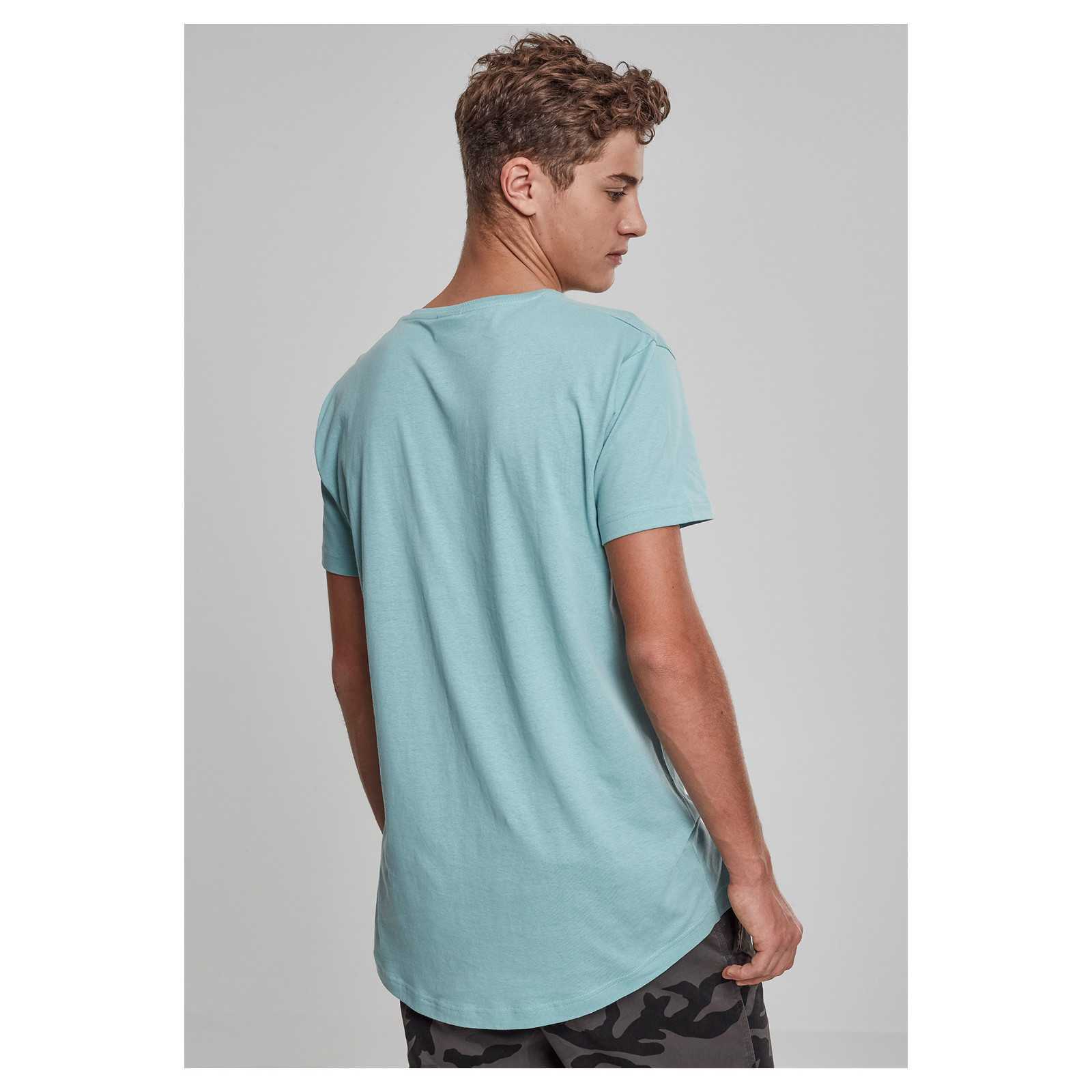 Urban Classics Herren T-Shirt 2-Pack, Shaped Long Tee – Aus Baumwolle, Längerer Schnitt, Größen XS–5XL