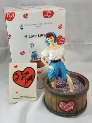 I Love Lucy Grape Stomping Music Box Limited Edition By Dave