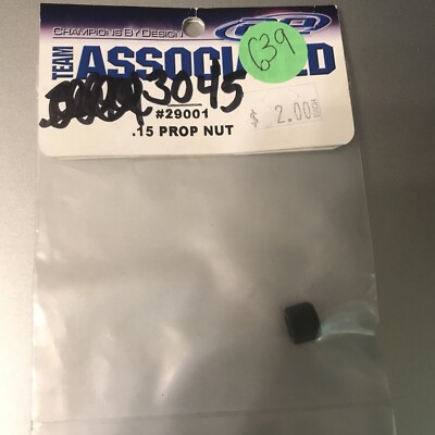 Vintage Team Associated 29001 Prop Nut for AE .15 RC Nitro Part RC10GT GT 