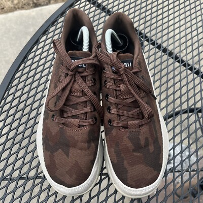 NOBULL Grizzly Camo Brown Canvas Shoes Sneakers Women display picture 1
