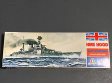 Italeri Model No. 501: HMS Hood Battlecruiser 1:720 Scale
