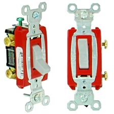 Pass & Seymour PS20AC1-GRY Heavy Duty Comm. Grade Toggle Switch CS20AC1-GRY