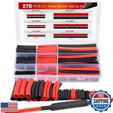 Nilight Heat Shrink 2:1 Electric Insulation Tube Kit 45mm Flame Retardant Wra