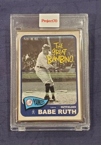 2021 Project70 #899 Babe Ruth by The Shoe Surgeon Yankees Artist's Proof #14/51