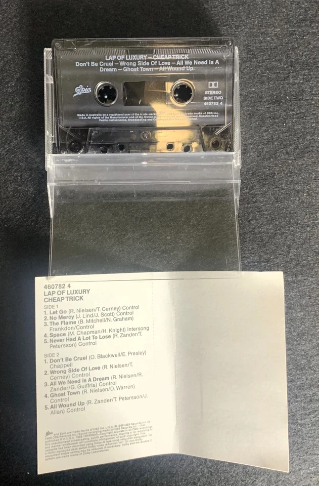 Cheap Trick – Lap Of Luxury, AUS Cassette - Image 3 of 3