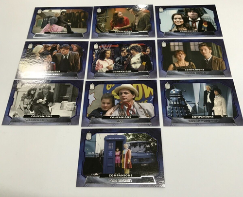 2015 TOPPS DOCTOR WHO TRADING CARD COMPANIONS 10-CARD CHASE FULL SET - Picture 2 of 3