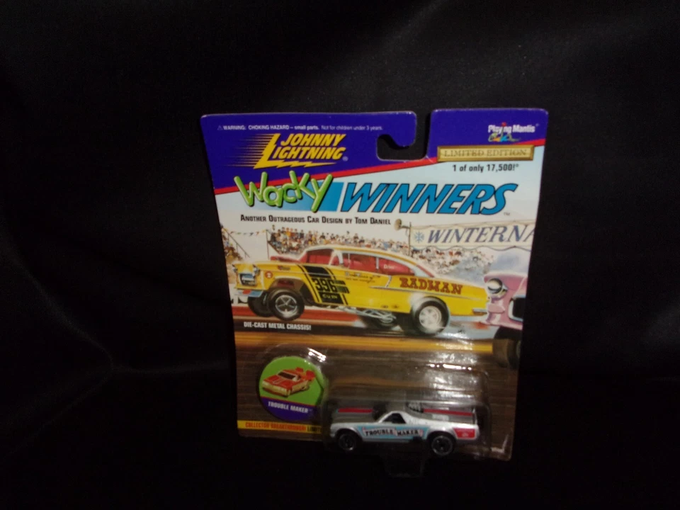 1996 Johnny Lightning Wacky Winners Trouble Maker Funny Car 1/64 scale - Image 2 of 4