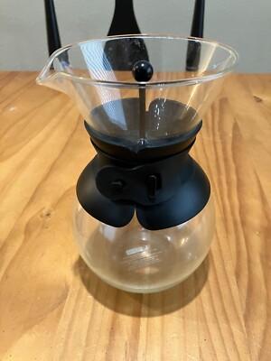 Bodum 157 Pour-Over Coffee Drip Maker 34 Ounces 8 Cups NICE CONDITION