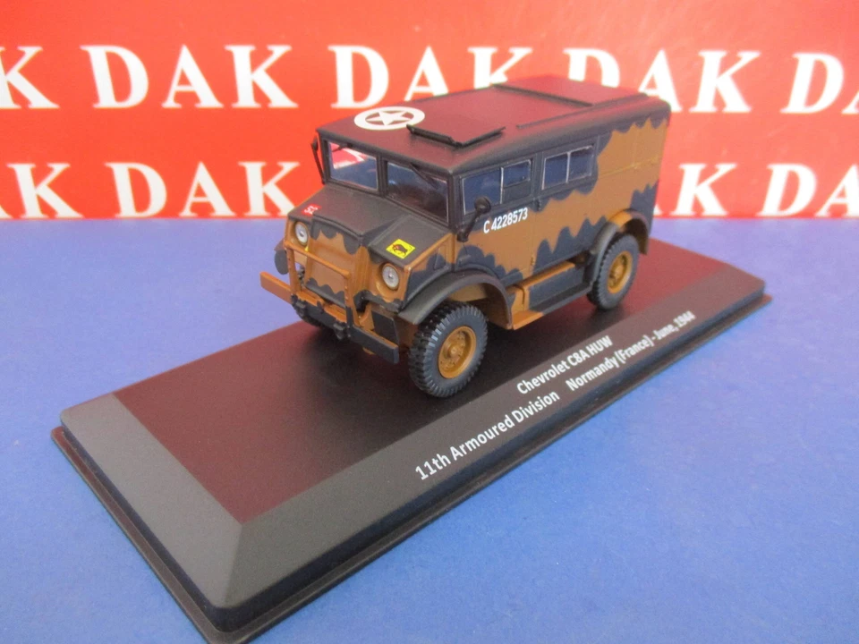 Die cast 1/43 Modellino Furgone Chevrolet C8A HUW 11th AD Normandy 1944 - Immagine 2 di 4