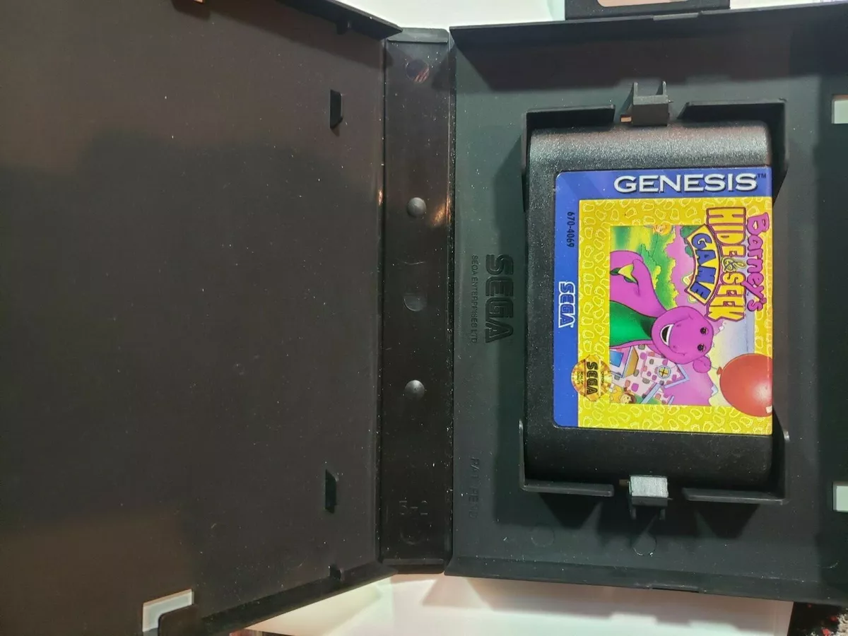 Barney's Hide & Seek Game (Sega Genesis) w/ Case