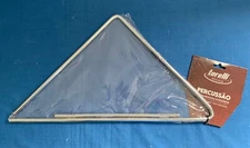 9" x 12" BRAZILIAN HANDMADE CHROMED STEEL MEDIUM TRIANGLE HAND PERCUSSION SAMBA