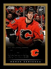 600. 2013-14 score . #623 Roman Cervenka . Hot Rookies RC Gold border . PWE (A)
