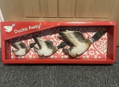 Vintage Kitsch Retro Fliegende Ente Wandbehang. Batterie Quack Sensor. Seltener Fund.
