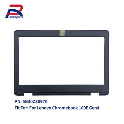 New For Lenovo 100e Chromebook Gen 4 LCD Front Bezel Frame Black 5B30Z38970 US