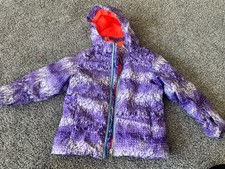 Spyder Small To Tall Girls Winter Ski Snow Jacket Toddler Kids Size 5 Purple I