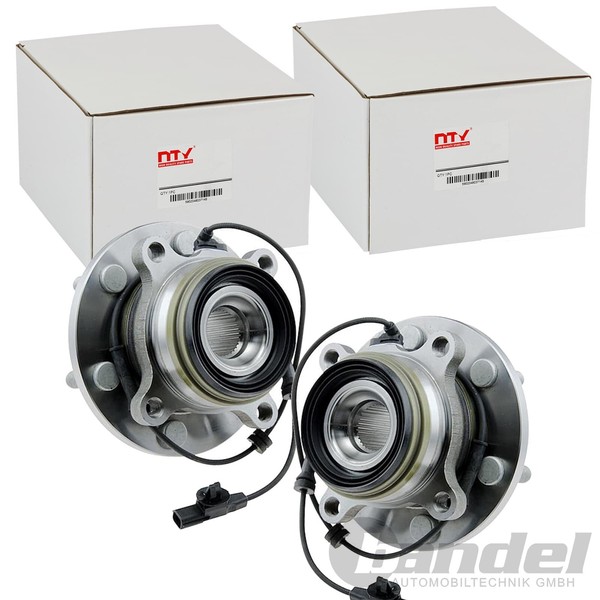 2X NTY RADLAGER-SATZ Vorne Passend FÜR Nissan Patrol Links+Rechts | KLP-NS-067-image