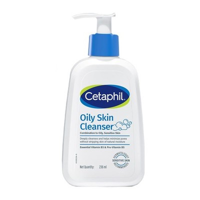 Cetaphil Oily Skin Cleanser | Gentle Face Wash for Oily & Acne-Prone Skin 236ml
