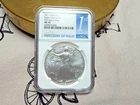 2021 1 oz. American Silver Eagle T-2 Eagle Landing NGC MS70 FDOI S$1