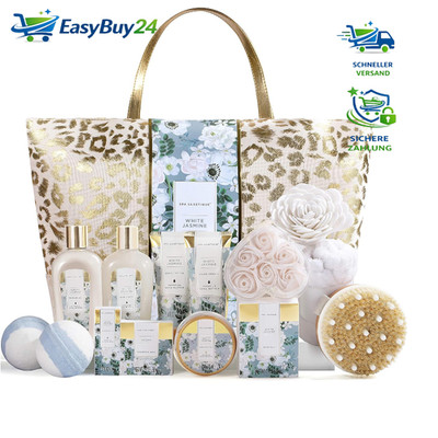Bade Geschenkset 15tlg Spa Wellness für Frauen Geburtstagsgeschenk Pflege Set