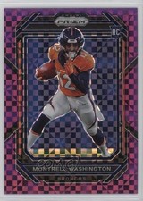 2022 Panini Prizm Rookies Purple Power Prizm /49 Montrell Washington #356 0l1