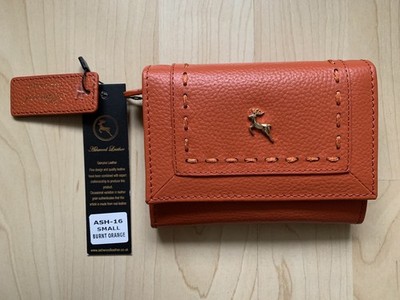 Ashwood Portemonnaie Leather Leder  Burnt Orange NEW