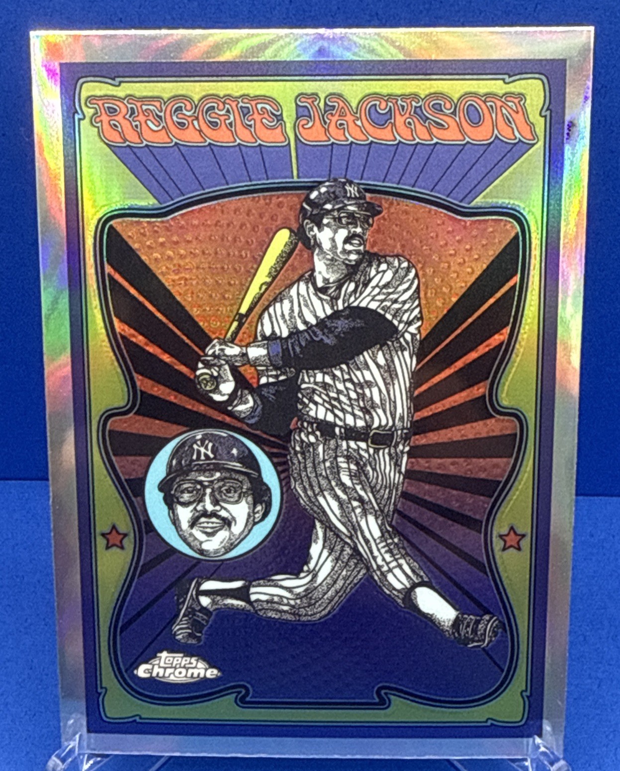 2025 Topps Chrome MLB Ultra Violet All-Stars Reggie Jackson Yankees HOF🔥