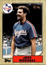 1987 Topps #444 Jeff Russell Baseball Card