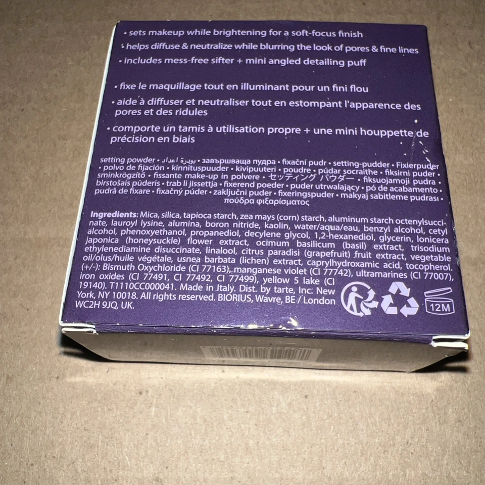 Canela em pó solto Tarte Creaseless - Novo, tamanho completo - Imagem 3 de 4