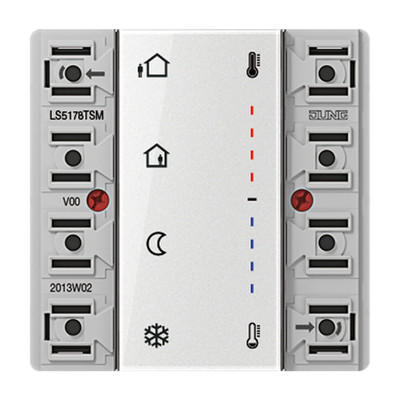 JUNG LS 5178 TSM Ambient Thermostat Module KNX 2 Channel Series F50 White
