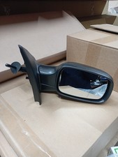Manual Wing Mirror Drivers Side for Renault Clio Mk III 05-09 with Sensor Black