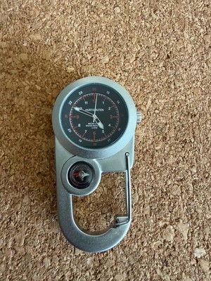 HURTIGRUTEN EXPEDITIONS  Clip On Carabiner Watch/Compass/Flashlight