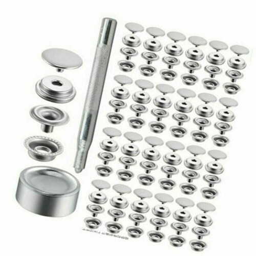 Bouton Fermoir Fermeture Pression Kit Accessoires Marine Grade Acier Inoxydable - Picture 4 of 19