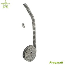 Durable 10FT 60-2 Duplex Double Strand Roller Chain 0.75" W/2 Connecting Links