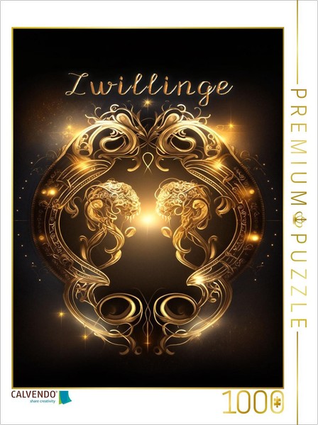 Calvendo Puzzle Gemini May 22 - June 21 | 1000 Pieces, Finished Size 25.2 × 18.9-image