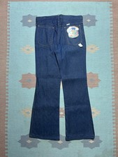 NEW Vintage 70s Dee Cee denim bell bottom jeans flare NWT DEADSTOCK 34x33