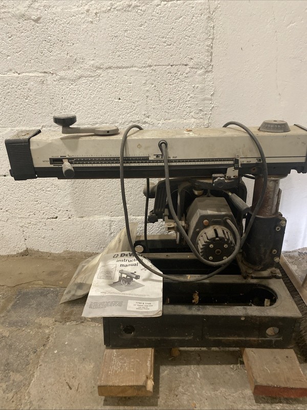 DeWalt 10" Radial Arm Saw 120 Volts Single Phase. 7744 Or 7749