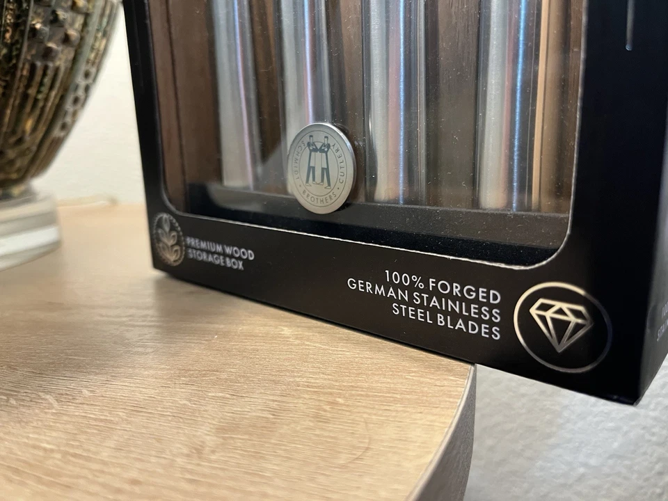 Schmidt Bros. 4pc. Foundry Steak Knife Set 100% German Stainless Steel NEW - Image 3 of 4