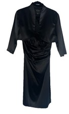 White House Black Market Little Black Dress 12-14 Strapless Evening Wore Once