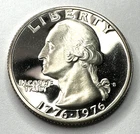 1976-S #WASHINGTON Bicentennial 40% Silver***1 DCAM Quarter 25c In Coin Capsule