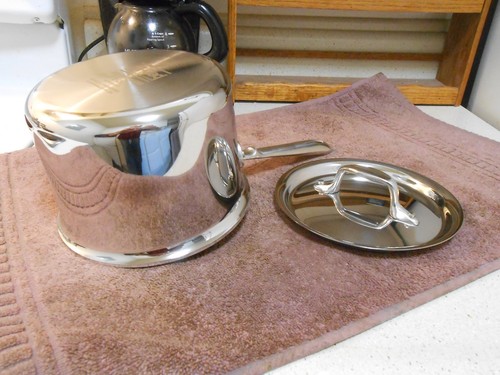 All-Clad Metalcrafters USA 2 Qt. Saucepan & Lid D3 Stainless    NEW WITHOUT BOX - Bild 4 von 6