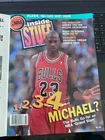 NBA Inside Stuff Magazine VOL1 #4 Michael Jordan 1993 FLEER NBA CARD SHEET