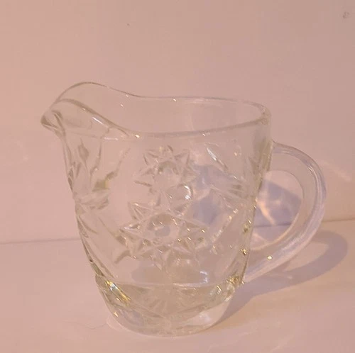 Vintage Anchor Hocking Prescut Star of David Creamer