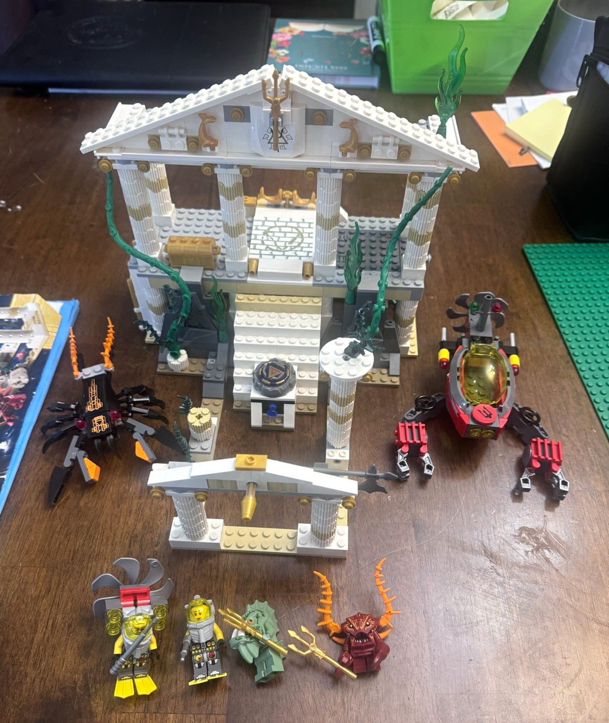 LEGO Atlantis 7985 City of Atlantis Complete Set w/ Minifigs (Read Description)