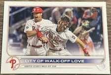 2022 Topps City of Walk-Off Love #321 Philadelphia Phillies